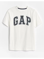 White Boys' T-Shirt GAP Logo