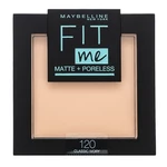 Maybelline Fit Me! Matte + Poreless Powder pudr s matujícím účinkem 120 Classic Ivory 9 g