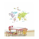 Mapa dla dzieci 135x65 cm World Map – Ambiance