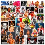 10/50pcs WWE Stationery Sticker For Car Laptop PVC Backpack Home Decal Pad Waterproof Classic Toys Gifts