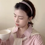 New Simulation Pearl Double-Deck Hair Hoop for Women Elegant Simple Hair Bands Korean Girls Daily Wear Headwear Hair Accessories