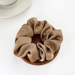 Women Silk Scrunchie Elastic Handmade Multicolor Hair Band Rope Ponytail Holder Headband Accessories