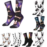 Wednesday Addams Thing Socks Soft Casual Socks TV Series Wednesday Merch Accessories Middle Tube Socks Best Gift Idea