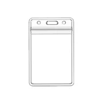 Clear Name Tag Holder Clear Name Tag Holder Office Supply Card Badge Holder For Credit Cards Pass Cards Hotel Key Cards