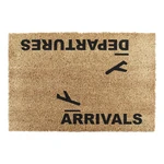 Wycieraczka z włókna kokosowego 40x60 cm Arrivals and Departures – Artsy Doormats