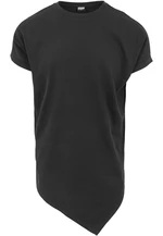 Asymmetrical long black t-shirt