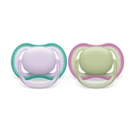 Philips Avent Šidítko Ultra air neutral 0–6m dívka 2 ks fialová