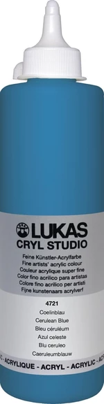 Lukas Cryl Studio Akrylová barva 500 ml Cerulean Blue