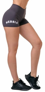 Nebbia Classic Hero High-Waist Shorts Marron XS Fitness pantaloni