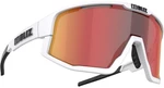 Bliz Fusion 52105-00 Matt White/Smoke w Red Multi plus Spare Jawbone Black Kerékpáros szemüveg