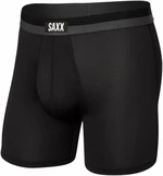 SAXX Sport Mesh Boxer Brief Black L Fitness spodní prádlo