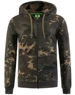 Korda mikina zip hoodie dark kamo - m