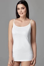 Dagi 2-Pack White Thin Strap Combed Cotton Women's Undershirt