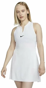 Nike Dri-Fit Advantage Womens Tennis Dress White/Black XS Robe de tennis