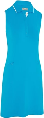 Callaway Womens Sleeveless Dress With Snap Placket Vivid Blue L Falda / Vestido