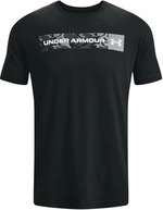 Under Armour Men's UA Camo Chest Stripe Short Sleeve Black/White S Fitness koszulka