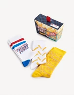 Celio Gift Wrap Socks, 3 Pairs - Men's