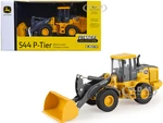John Deere 544 P-Tier Wheel Loader Yellow and Gray "Prestige Collection" 1/50 Diecast Model by ERTL TOMY