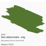 Akvarelová barva Umton 2,6ml – 2710 zem zelená česká
