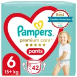 Pampers Premium Care Pants Plenkové kalhotky vel. 6, 15+ kg, 42 ks