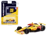 Dallara IndyCar 28 Romain Grosjean "DHL" Andretti Autosport "NTT IndyCar Series" (2022) 1/64 Diecast Model Car by Greenlight