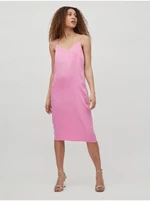 Pink basic dress VILA Amazed - Women
