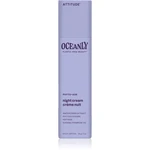 Attitude Oceanly Night Cream noční krém proti projevům stárnutí pleti s peptidy 30 g