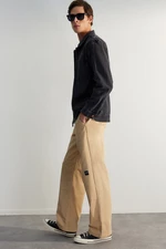 Trendyol Limitovaná Edícia Nohavice Mink Premium Voľného Strihu