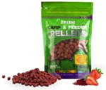 Zfish chytacie pelety carp & feeder pellets 8 mm 200 g - strawberry robin red