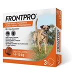 FRONTPRO® antiparazitárne žuvacie tablety pre psov (4-10 kg) 28,3 mg 3 kusy