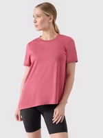 Dámské sportovní rychleschnoucí tričko - růžové
