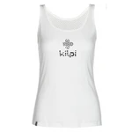 Women's functional tank top KILPI GOBI-W white