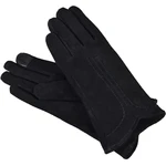 Semiline Woman's Women Suede Antibacterial Gloves P8215