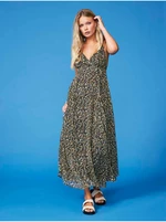 Women's Brown Patterned Maxi Dress ONLY Eliza