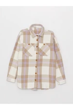 LC Waikiki Plaid Long Sleeve Girls Shirt Jacket