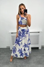 Purple floral set