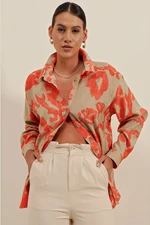 Bigdart 3900 Oversize Basic Long Shirt - V. Orange