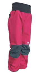 Letné softshellové nohavice - ružové
