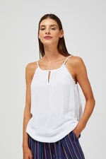 Women's top Moodo - white