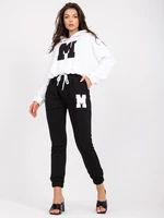 Black and white hoodie set by Danielle