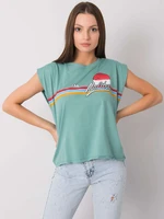 Women's cotton T-shirt with print