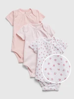 GAP Baby body from organic cotton, 3pcs - Girls