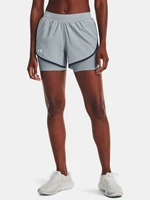 Under Armour Kraťasy UA Fly By Elite 2-in-1 Short-BLU - Dámské