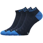 3PACK ponožky VoXX bambusové tmavě modré