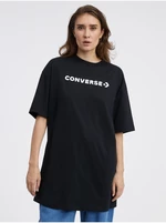 Black Women's Oversize T-Shirt Converse - Women
