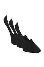 ALTINYILDIZ CLASSICS Men's Black Anti-Slip Heel Silicone 3-Piece Ballerina Socks