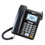 Domáci telefón MaxCom MM28D (MM28DHS) čierny mobilný telefón v štýle stolného telefónu • 2,8" displej s rozlíšením 128 × 64 px • pohodlné ovládanie • 