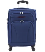 Cestovní textilní kufr na čtyřech kolečkách Agrado (M) 80l - tmavě modrá