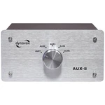 Dynavox AUX-S  cinch audio prepínač kovový ukazovateľ strieborná