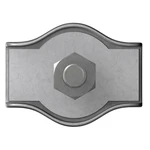 káblová svorka 8 mm  ocel glavanizované zinkom dörner + helmer 4814424 10 ks